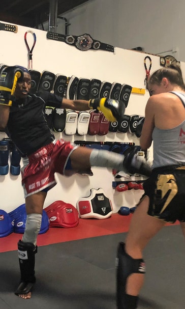 New Cal coach Charmin Smith learns from Muay Thai boxing